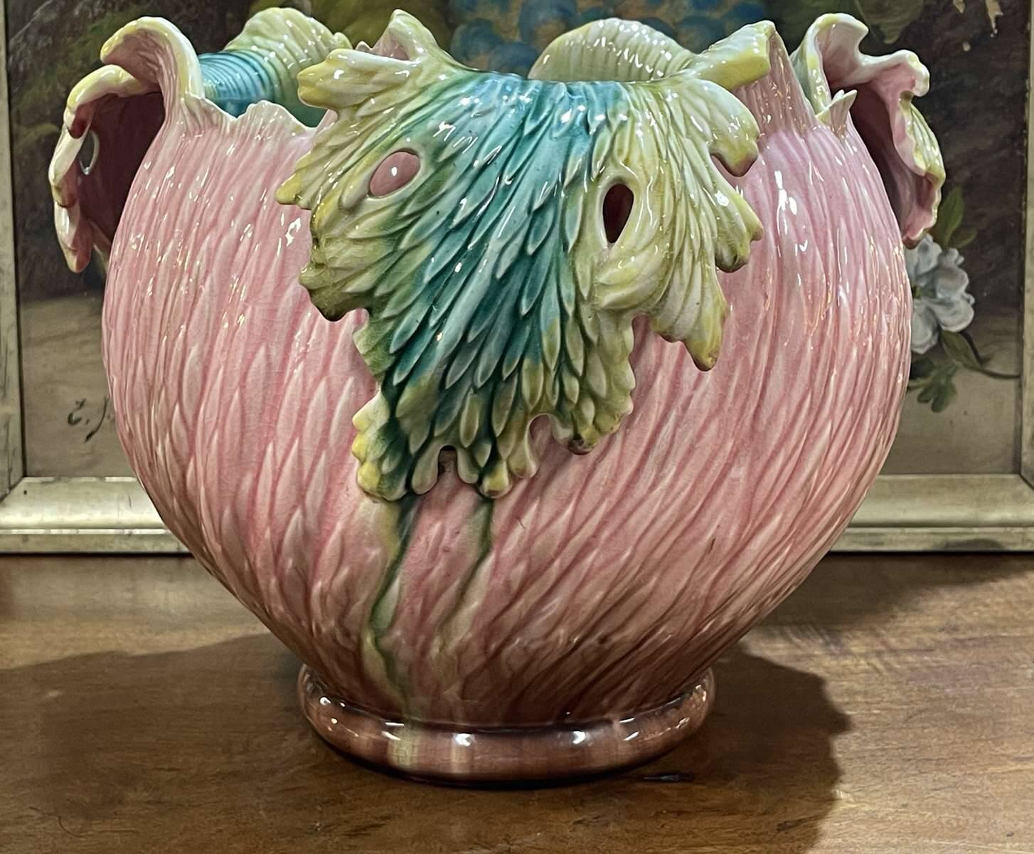 Early 20th century earthenware cachepot