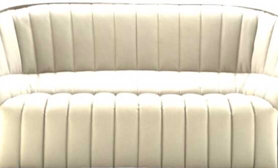 Canapé en cuir 3 places Ligne Roset modèle Moel
