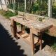 Built in raw wood with its press and valet - GRENAD