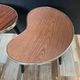 Duo of wooden and Formica coffee tables from the 60s and 70s