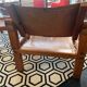 Pair of armchairs and a footrest Pierre Chapo 1960
