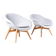 1950s set of 2 easy chairs by Frantisek Jirak, Czech