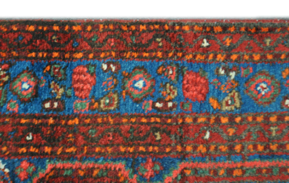 Authentic Persian rug from the mid-20th century size 119x196 cm
