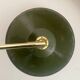 Vintage green enamelled sheet metal wall lamp shade - 3 -