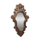 Carved bous mirror