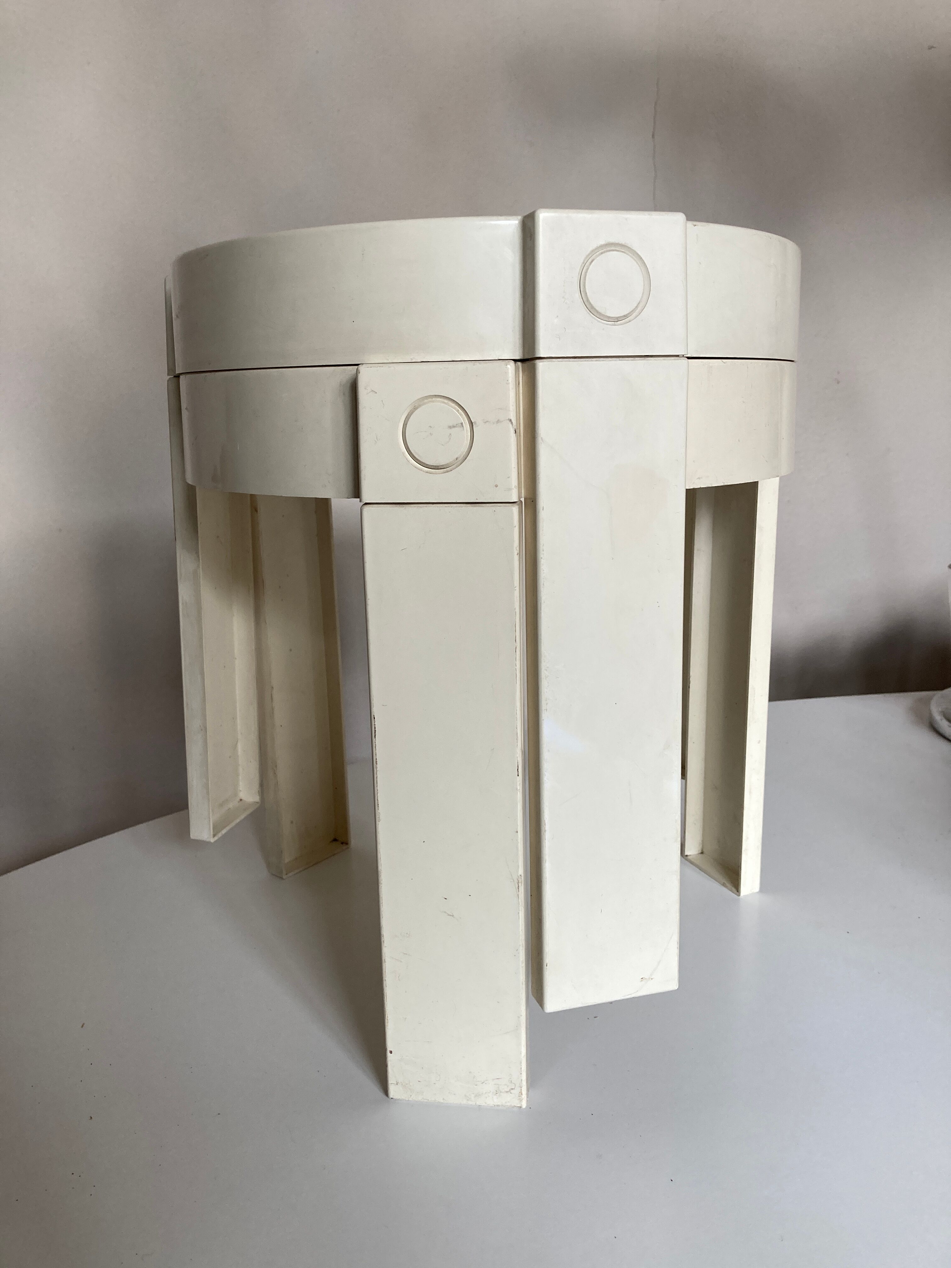 Pair of Studio Flair bedside coffee tables for Prisunic 1970