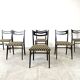 Mid century italian dining chairs, 1970s