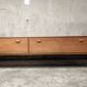 Vintage Scandinavian teak sideboards from the 1970s.