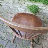 Large format chair turned wood