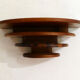 Porte-lettres demi-cercles bois