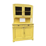 Yellow Parisian glass cabinet