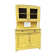 Yellow Parisian glass cabinet