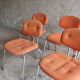 Set 5 chaises steelcase strafor