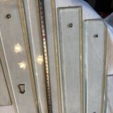 11 bevelled glass cleanliness plaques + 4 Art Deco glass plaques