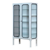 Armoire à pharmacie vintage en fer et verre, années 1970