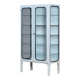Vintage Iron And Glass Medical Cabinet, 1970’s