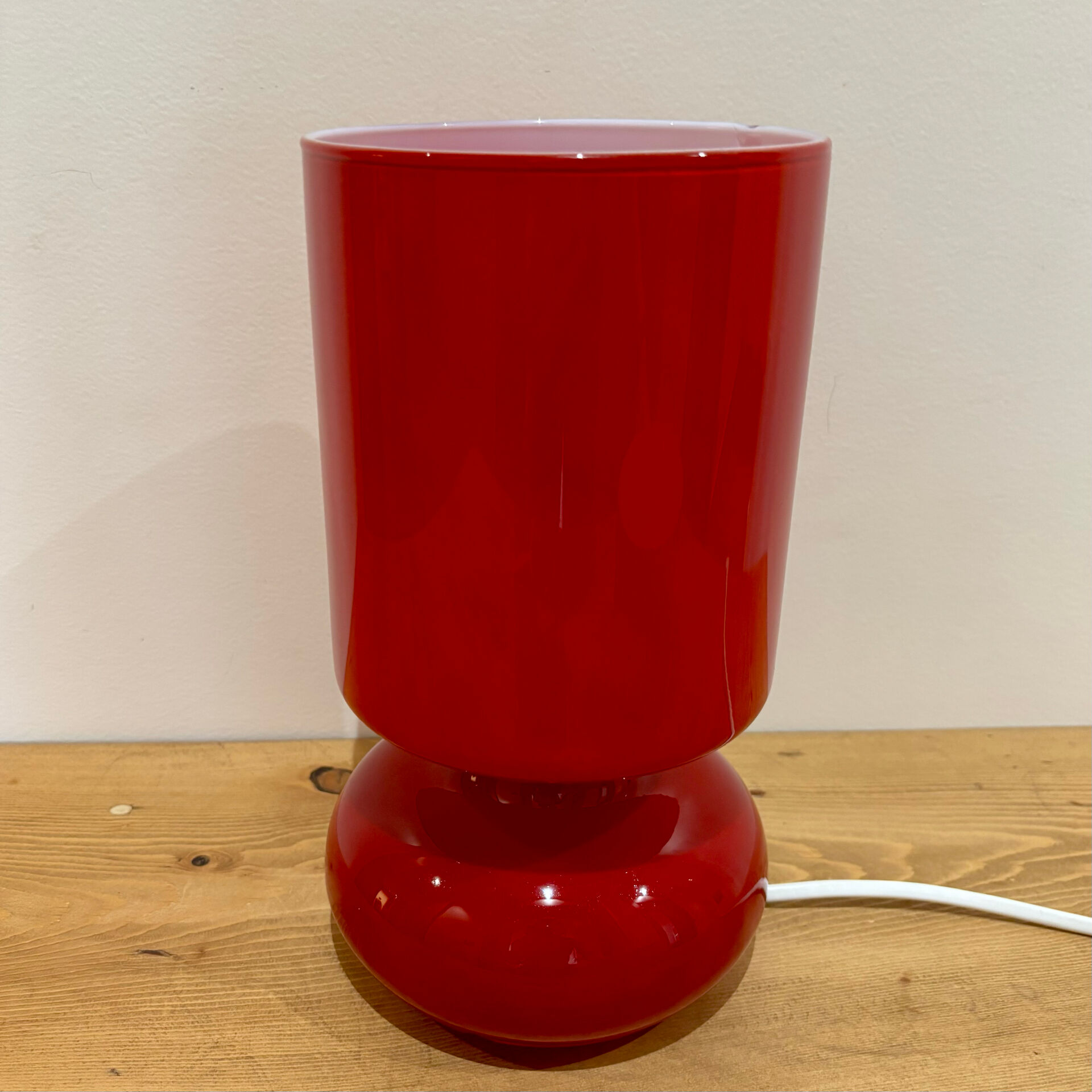 Red Lykta lamp IKEA