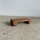 Tabouret d'appoint en teck asiatique blond