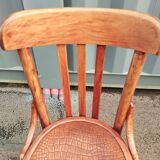 Vintage wooden antique office chair