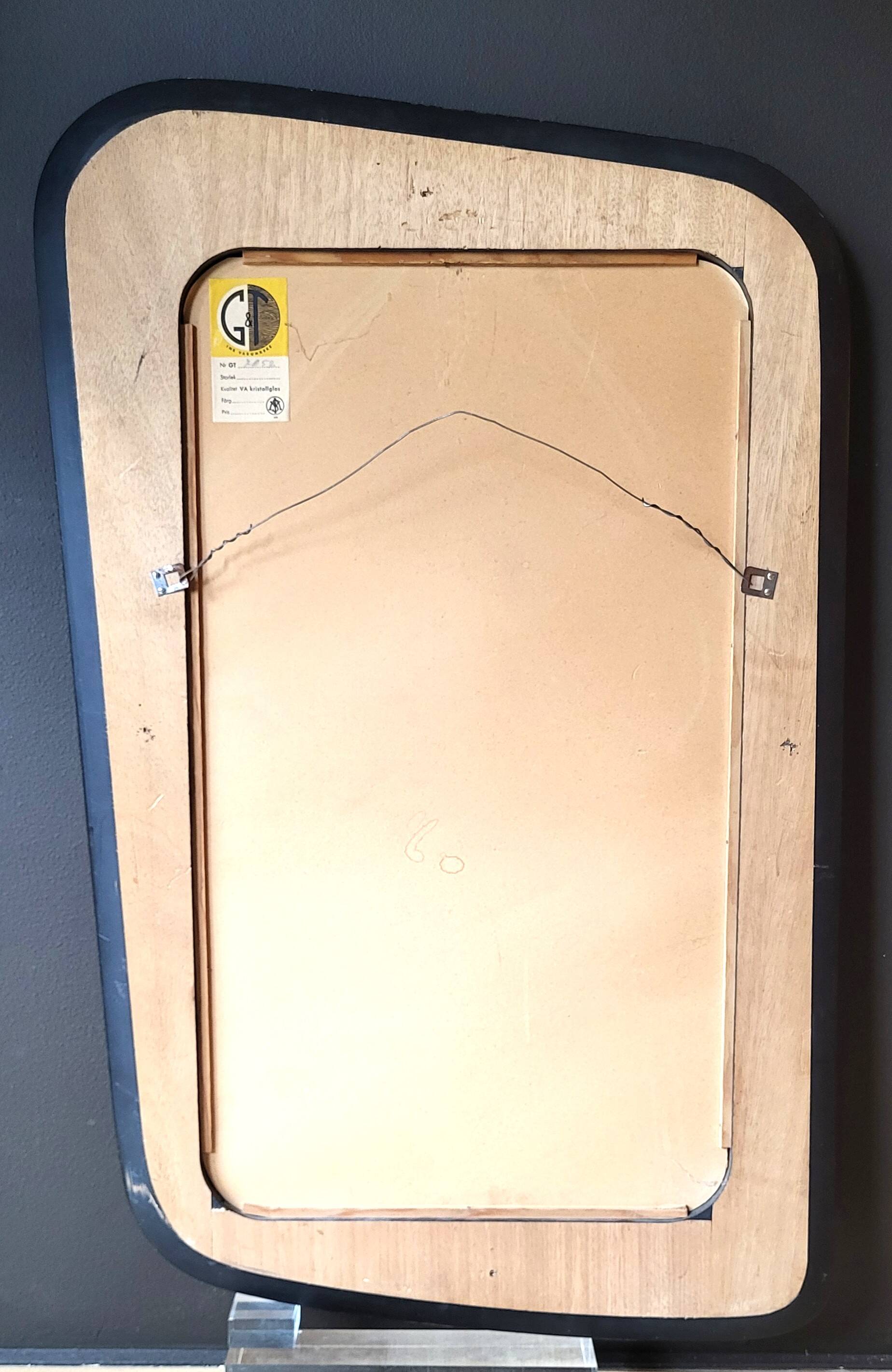 Rosewood Mirror Glas & Trä Sweden 50"
