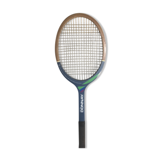 Raquette tennis ancienne Donnay hit n 1 light 3 bois + cuir made in belgique