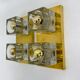 Pair of Peil & Putzler ice cube glass wall lamps, 1970s