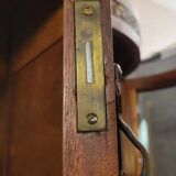 Très Rare buffet bibliothéque aux Putti Empire de forme demie lune