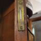 Very Rare Empire Half-Moon Shaped Library Buffet with Putti