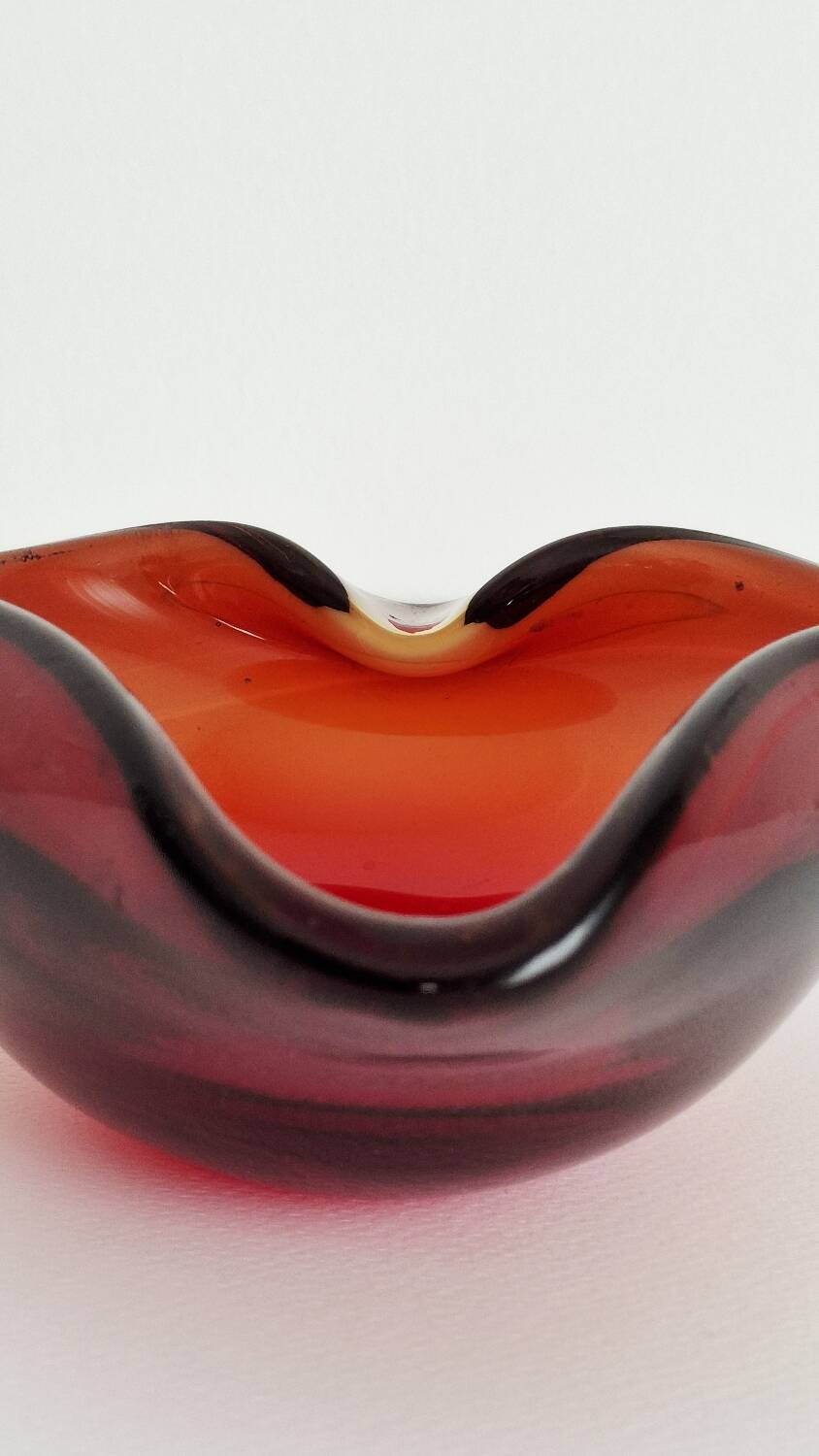 70s Glass Bowl or Ashtray