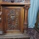 19th-century walnut buffet with two bodies.