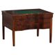 Antique mahogany desk, custom-made by a Danish cabinetmaker, early 1900s.