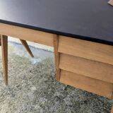 Vintage compass leg desk 50s/60s design