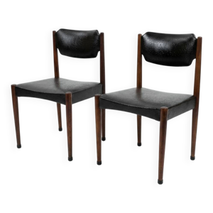 Paire de chaises scandinaves
