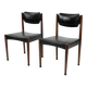 Paire de chaises scandinaves des années 60