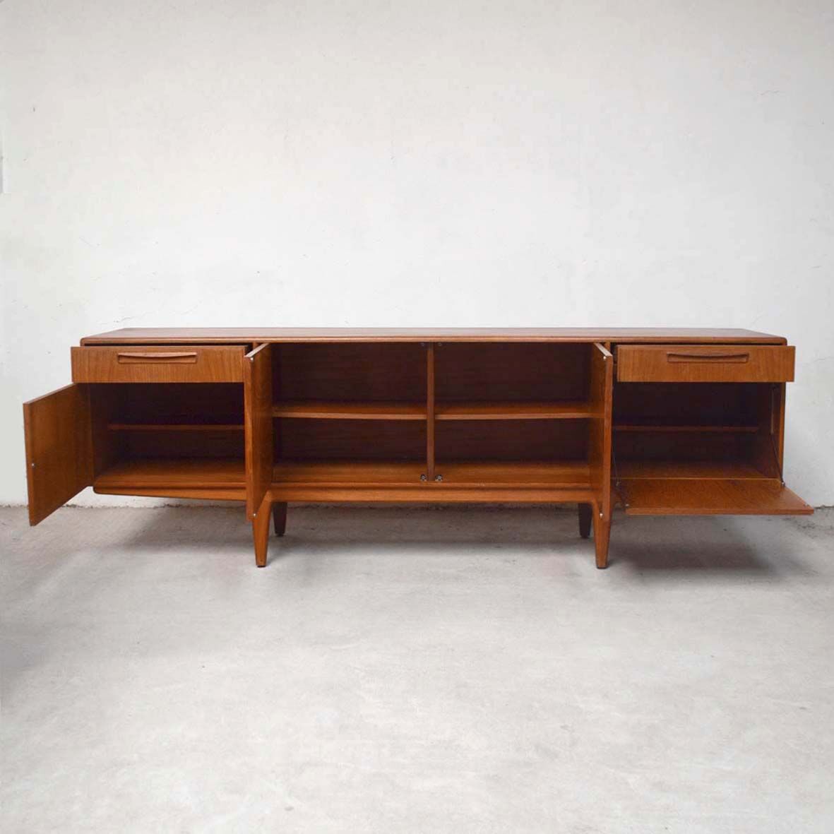 Enfilade Scandinavian teak 1960