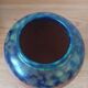 Hand-turned stoneware vase – Iridescent glaze