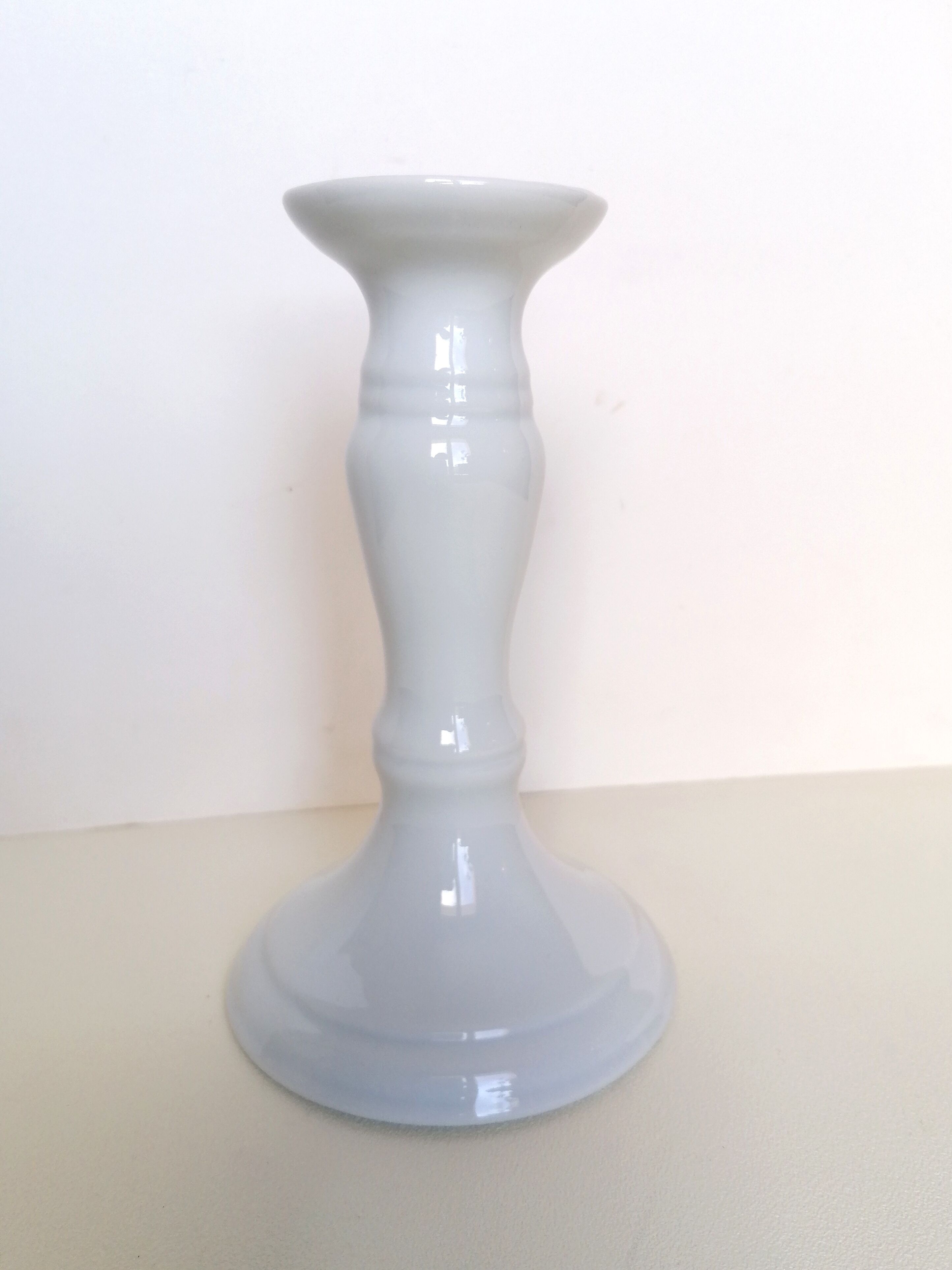 Limoges white porcelain bougeoir