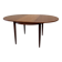 Table à manger ronde extensible en teck vintage