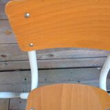 Duo of child school boy chairs
