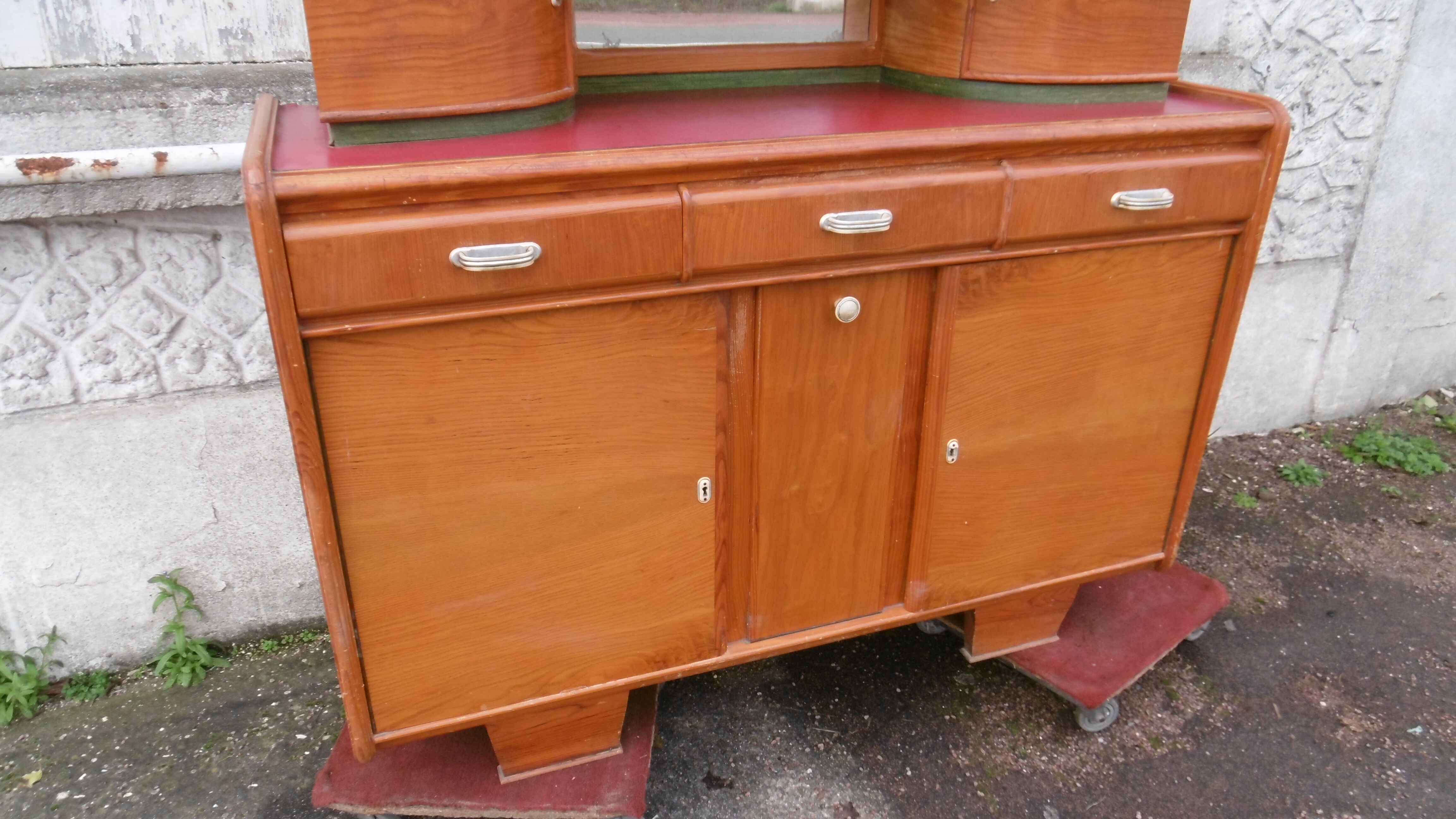The 1950s wooden buffet