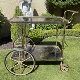 Brass rolling bar trolley around 1960
