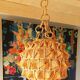 Scandinavian hanging rope and rattan 60s