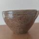 Old bowl in glazed ceramic