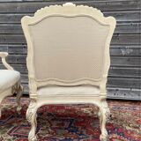 Pair of Italian-style armchairs