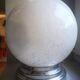 Ceiling light globe ball lampshade white opaline Clichy speckled
