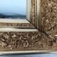 Miroir avec cadre doré