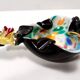 Black and Multicolored Murano Glass Clown Trinket Bowl / Ashtray, Italy