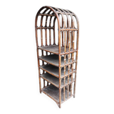 Old 5-story rattan bookcase