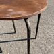 Wooden and metal workshop stool