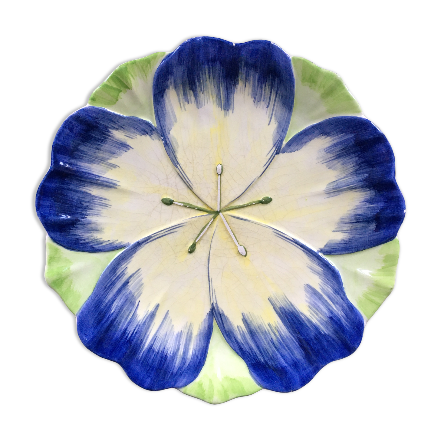 Flower dish dabbling